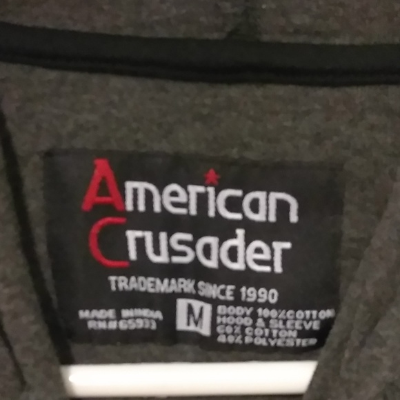 American Crusader Hooded Long Sleeves Shirt - Picture 3 of 3